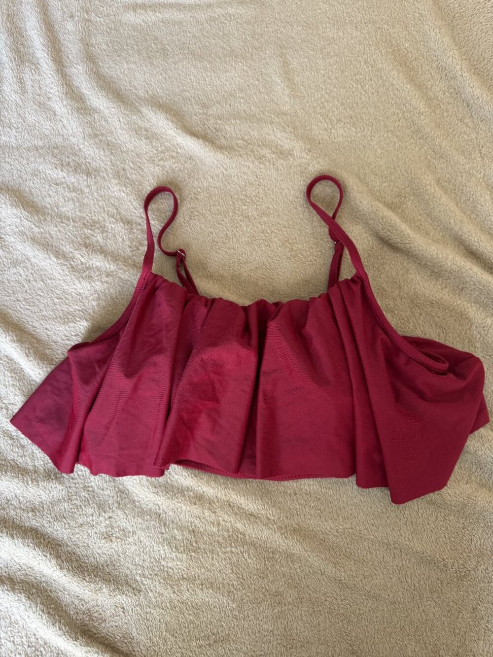 Ruffle Bikini Top - XL